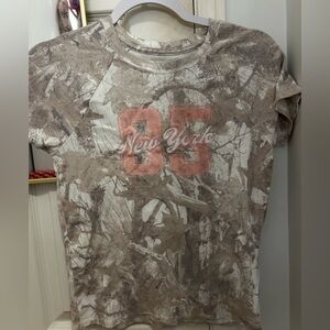Hollister Camo New York 85 Y2K Tee